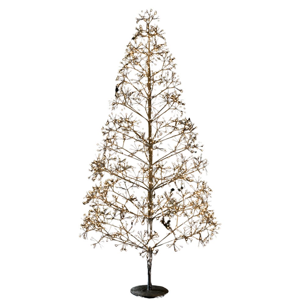 Kurt Adler 6-Foot Pre-Lit Warm White LED Silhouette Fairy Tree