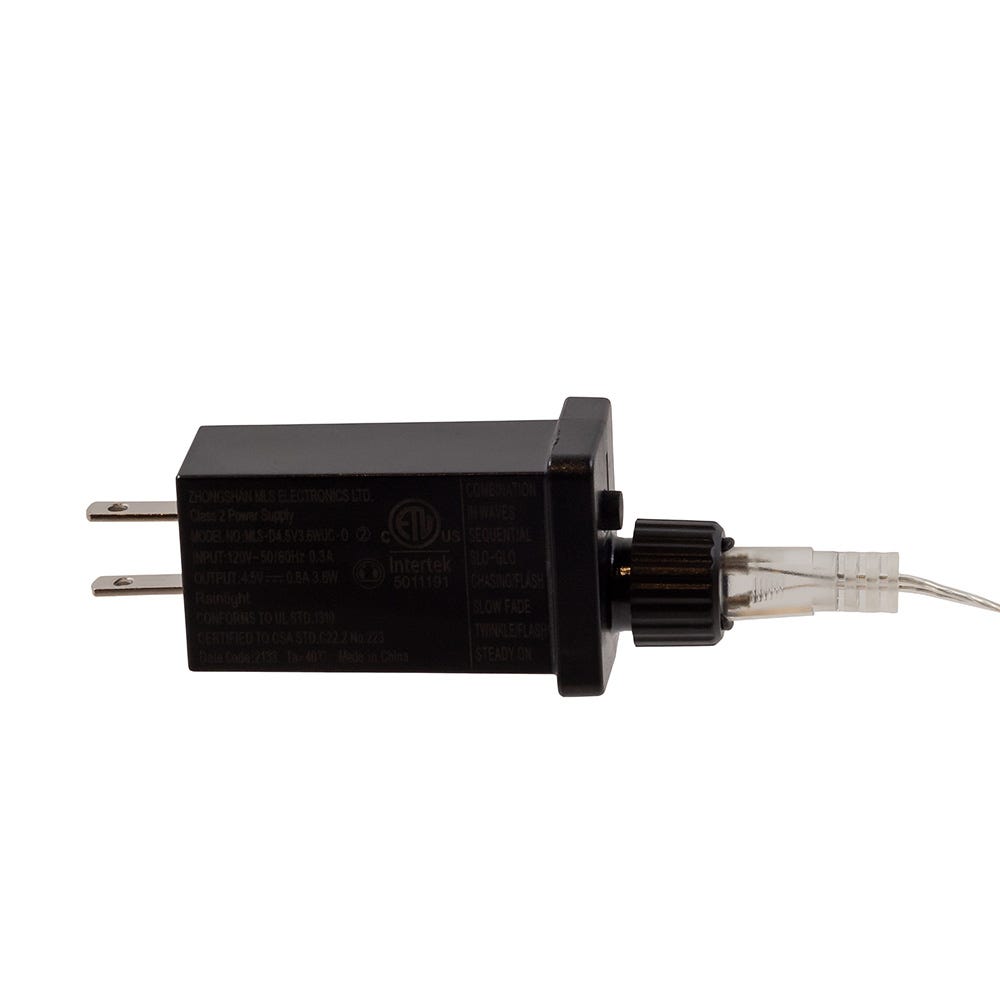 Kurt Adler 20-Inch Pre-Lit Multifunction 200 Cool White Fairy LED Holographic Christmas Tree