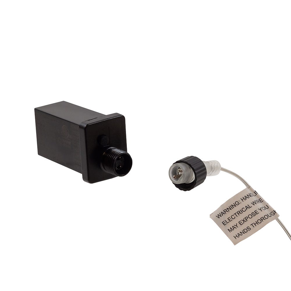 Kurt Adler 20-Inch Pre-Lit Multifunction 200 Cool White Fairy LED Holographic Christmas Tree