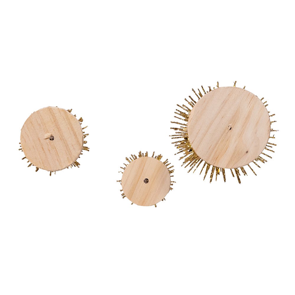 Kurt Adler Gold Glittered Miniature Tree Set