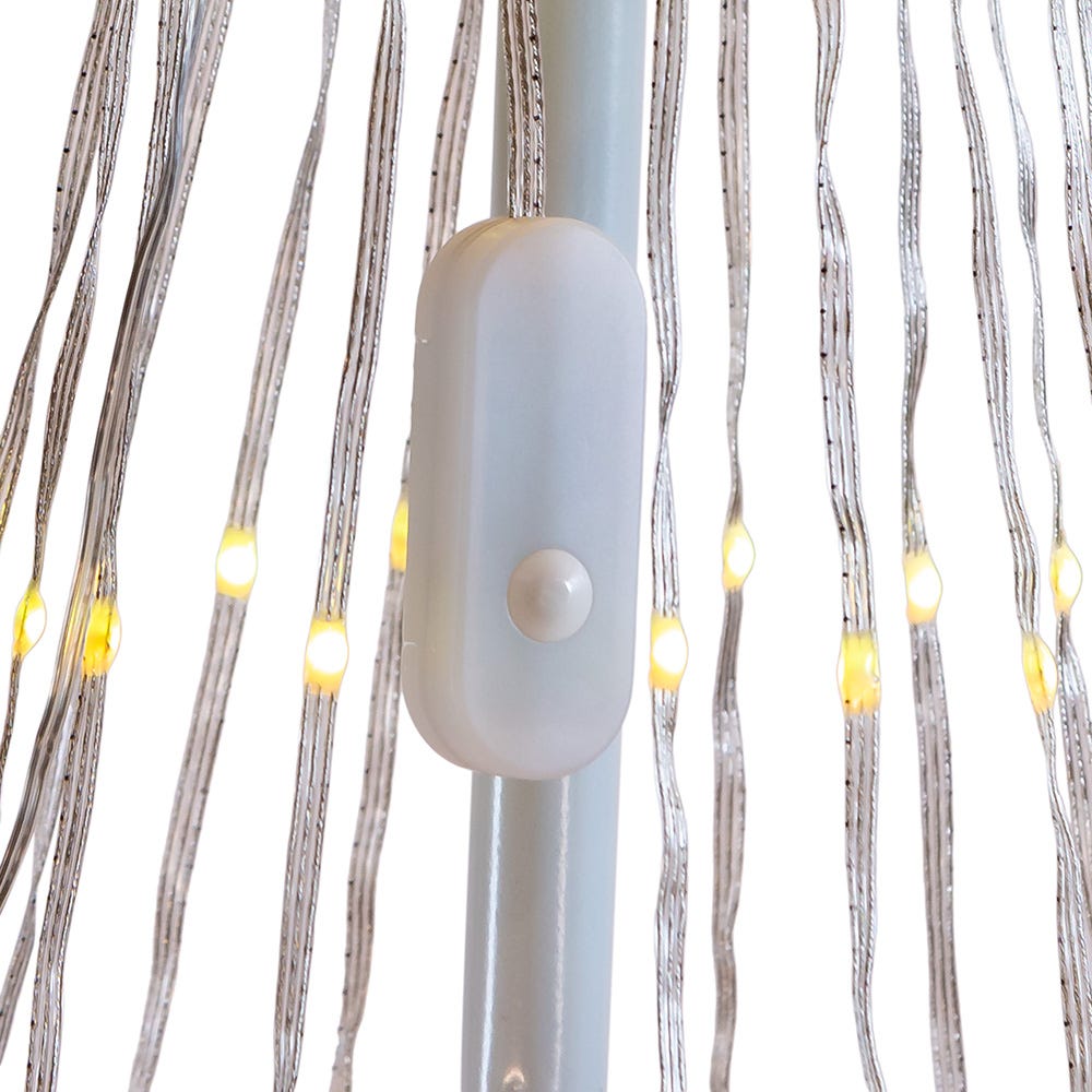 Kurt Adler 6 Foot Pre-Lit RGB LED Collapsible Decorated Tree