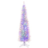 Kurt Adler 7-Foot Color Changing LED Iridescent Slim Winchester Tree