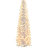 Kurt Adler 7-Foot Warm White LED Iridescent Slim Winchester Tree
