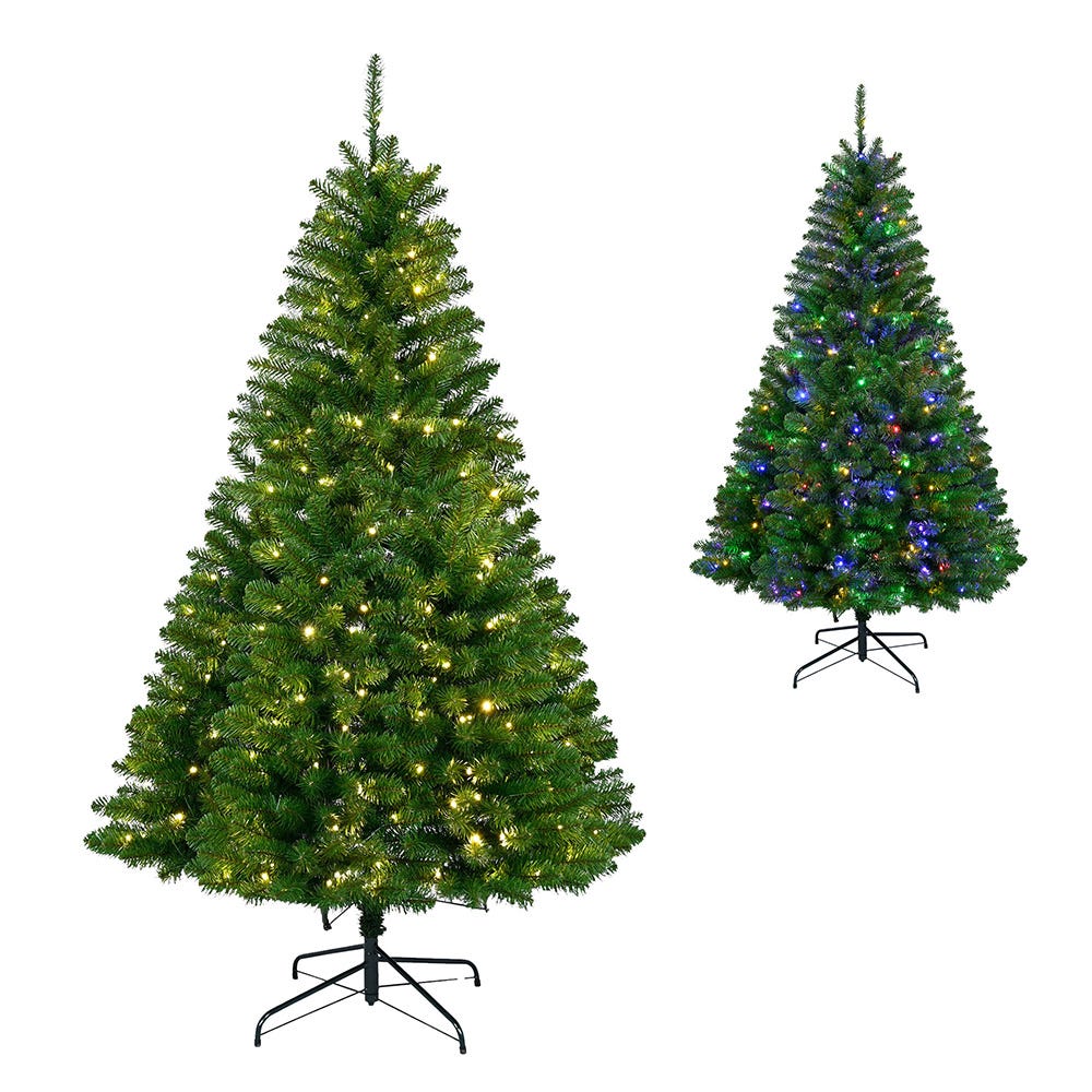 Kurt Adler 6.5-Foot Pre-lit Multicolor LED Multifunction Inno Tree.