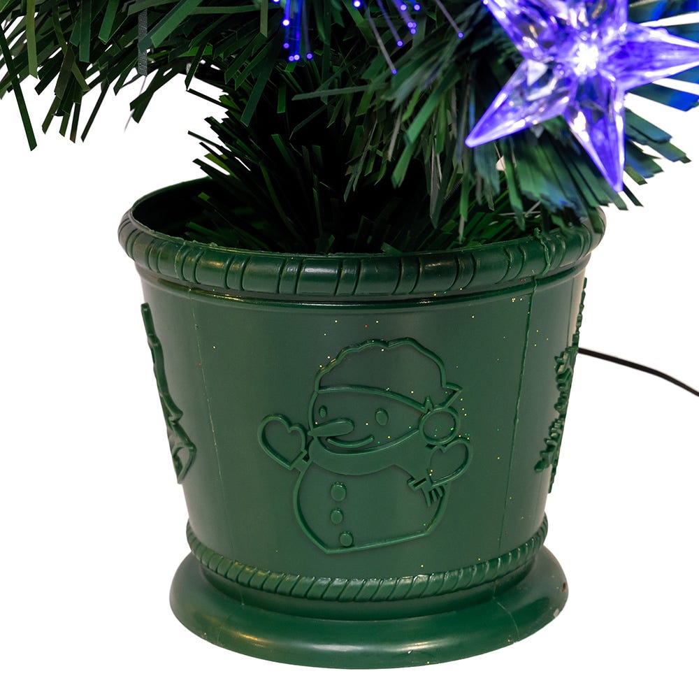 Kurt Adler 2-Foot LED Fiber Optic Potted Tree