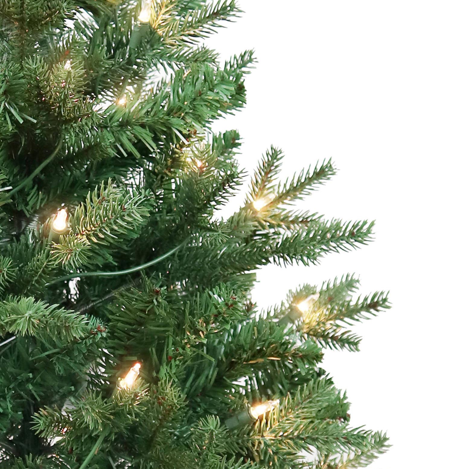 Kurt Adler 3-Foot Pre-Lit Clear Incandescent Jackson Pine Tree