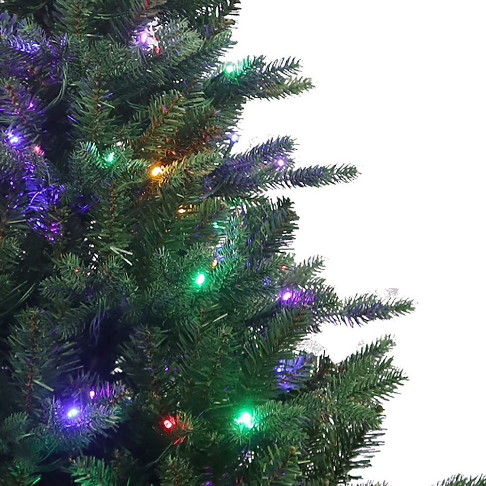 Kurt Adler 4.5-Foot Pre-Lit Multi-Colored LED Jackson Pine Tree