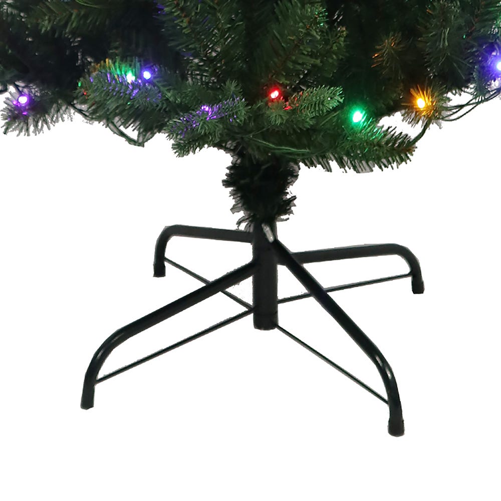 Kurt Adler 4.5-Foot Pre-Lit Multi-Colored LED Jackson Pine Tree