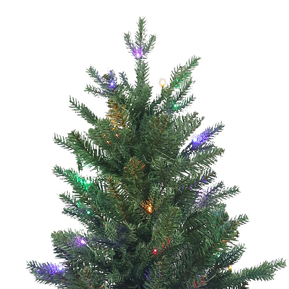 Kurt Adler 4.5-Foot Pre-Lit Multi-Colored LED Jackson Pine Tree