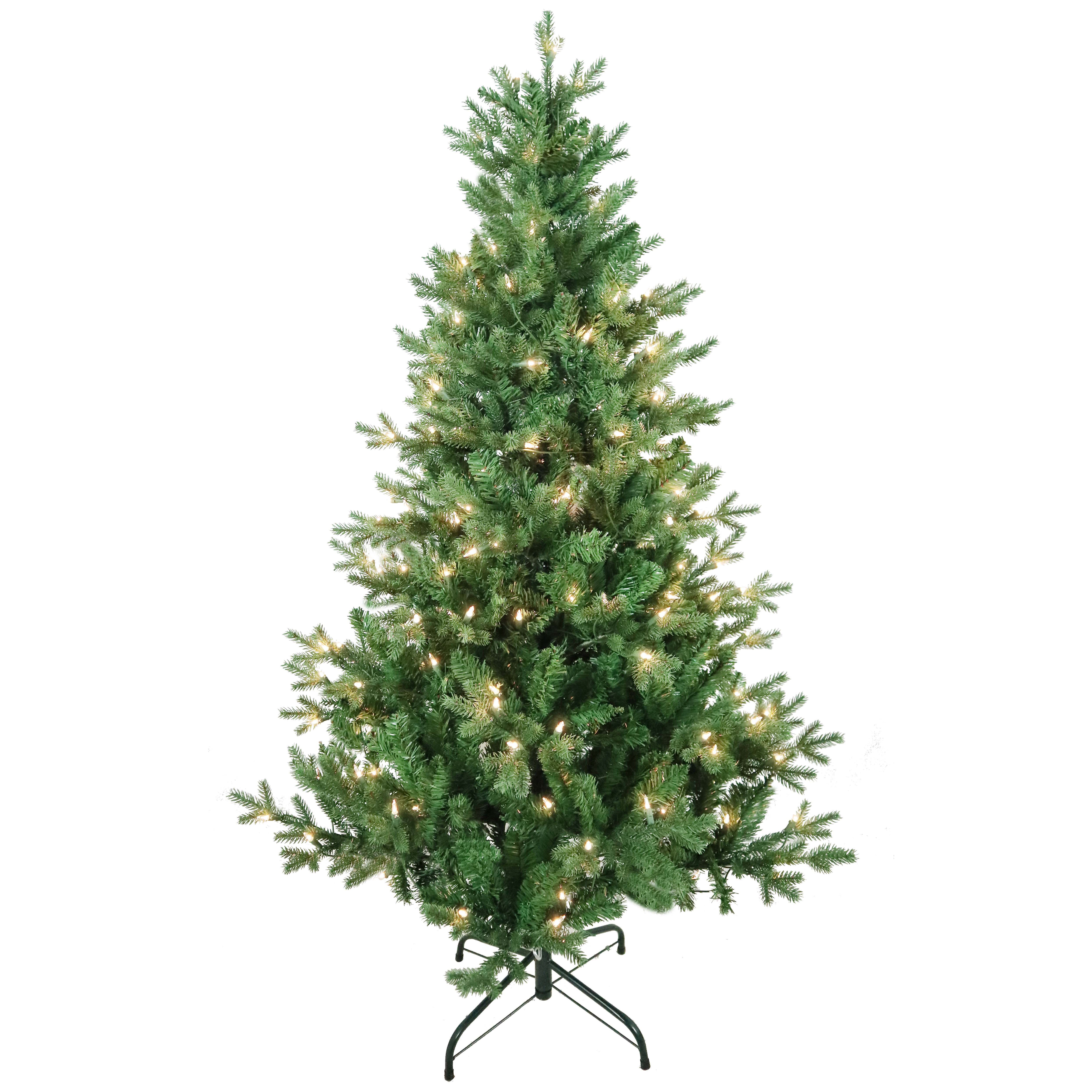 Kurt Adler 5-Foot Pre-Lit Clear Incandescent Jackson Pine Tree