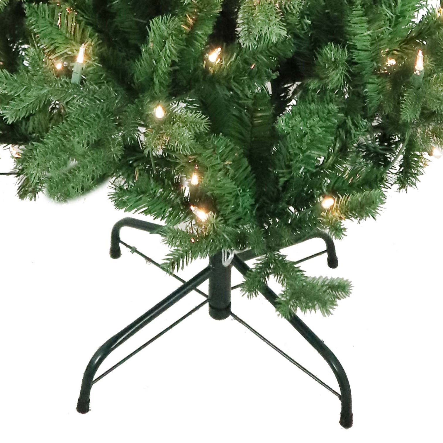 Kurt Adler 5-Foot Pre-Lit Clear Incandescent Jackson Pine Tree