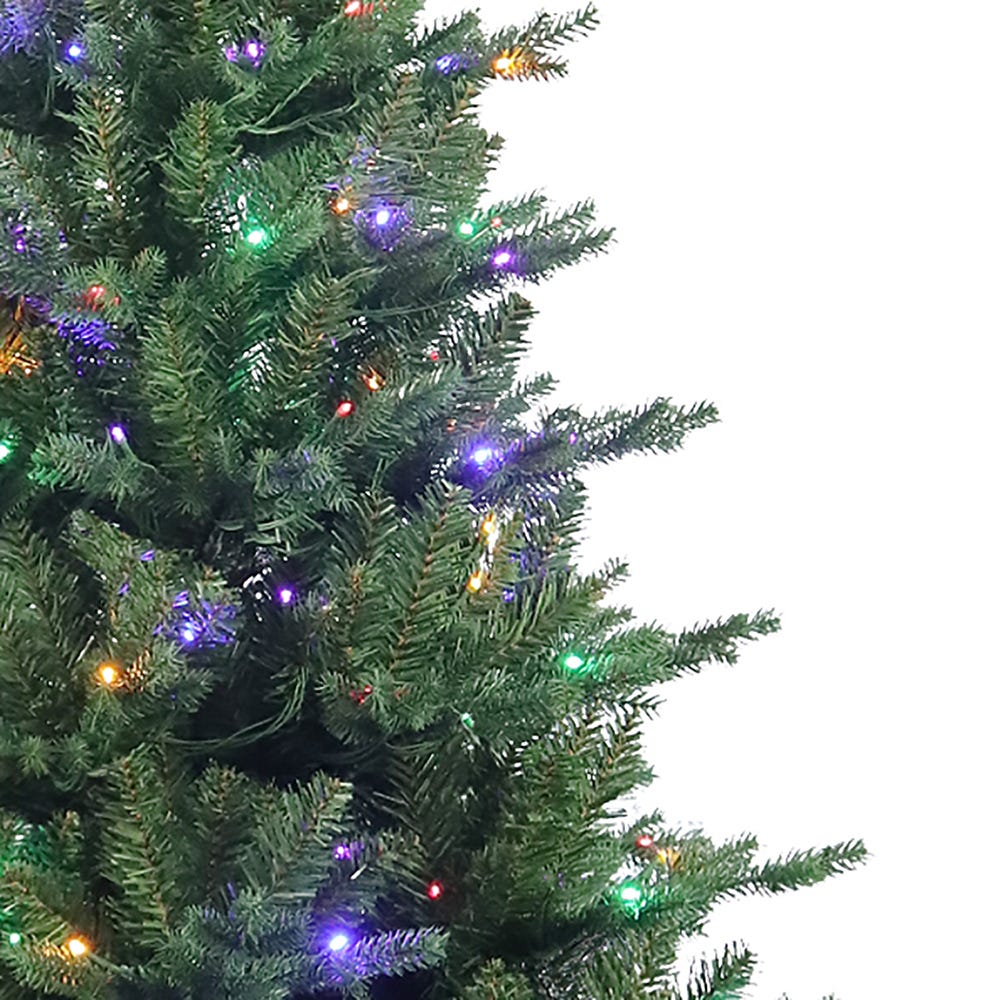 Kurt Adler 6-Foot Pre-Lit Multi-Colored LED Jackson Pine Tree