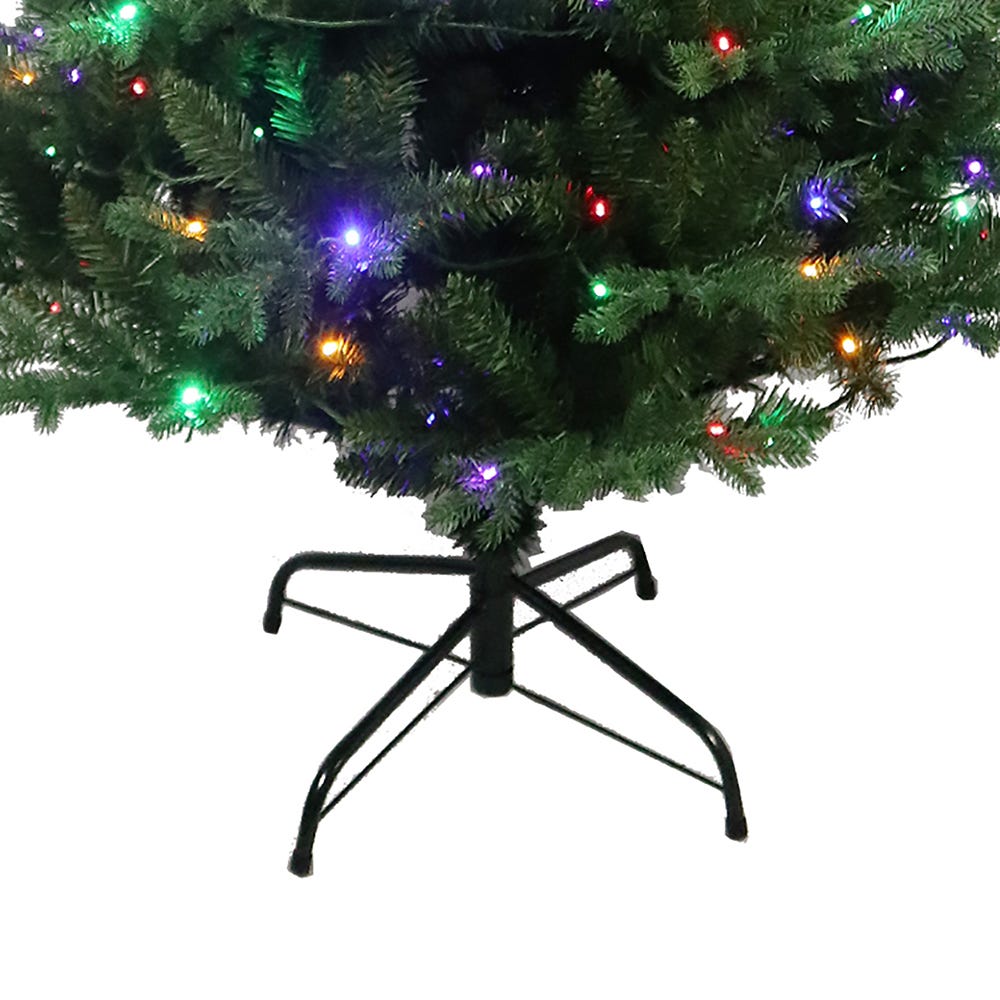 Kurt Adler 6-Foot Pre-Lit Multi-Colored LED Jackson Pine Tree