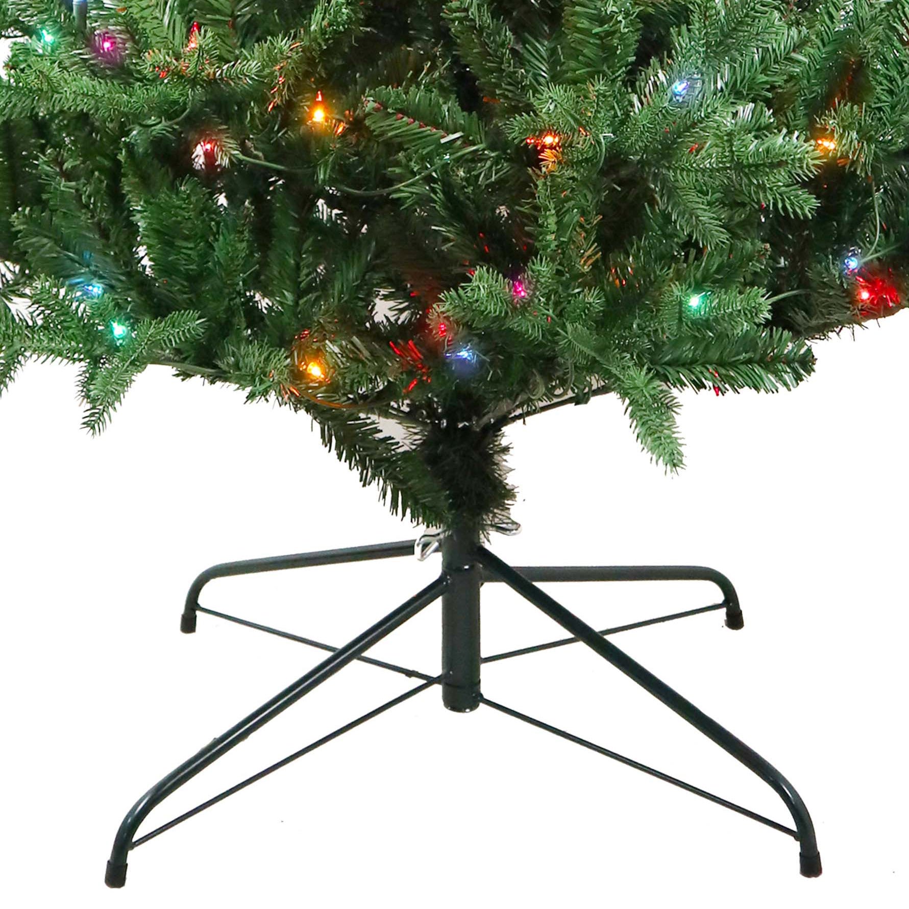 Kurt Adler 6-Foot Pre-Lit Multi-Color Incandescent Jackson Pine Tree