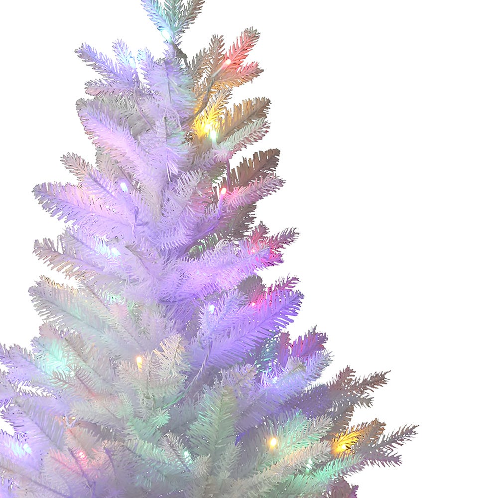 Kurt Adler 3-Foot Pre-Lit Multicolor Led Jackson White Pine Tree