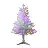 Kurt Adler 3-Foot Pre-Lit Multicolor Led Jackson White Pine Tree