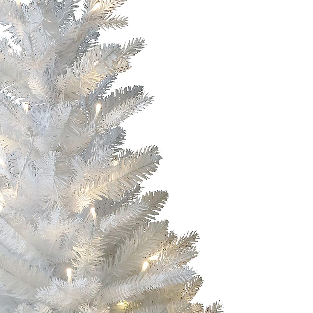 Kurt Adler 3-Foot Pre-Lit Warm White Led Jackson White Pine Tree