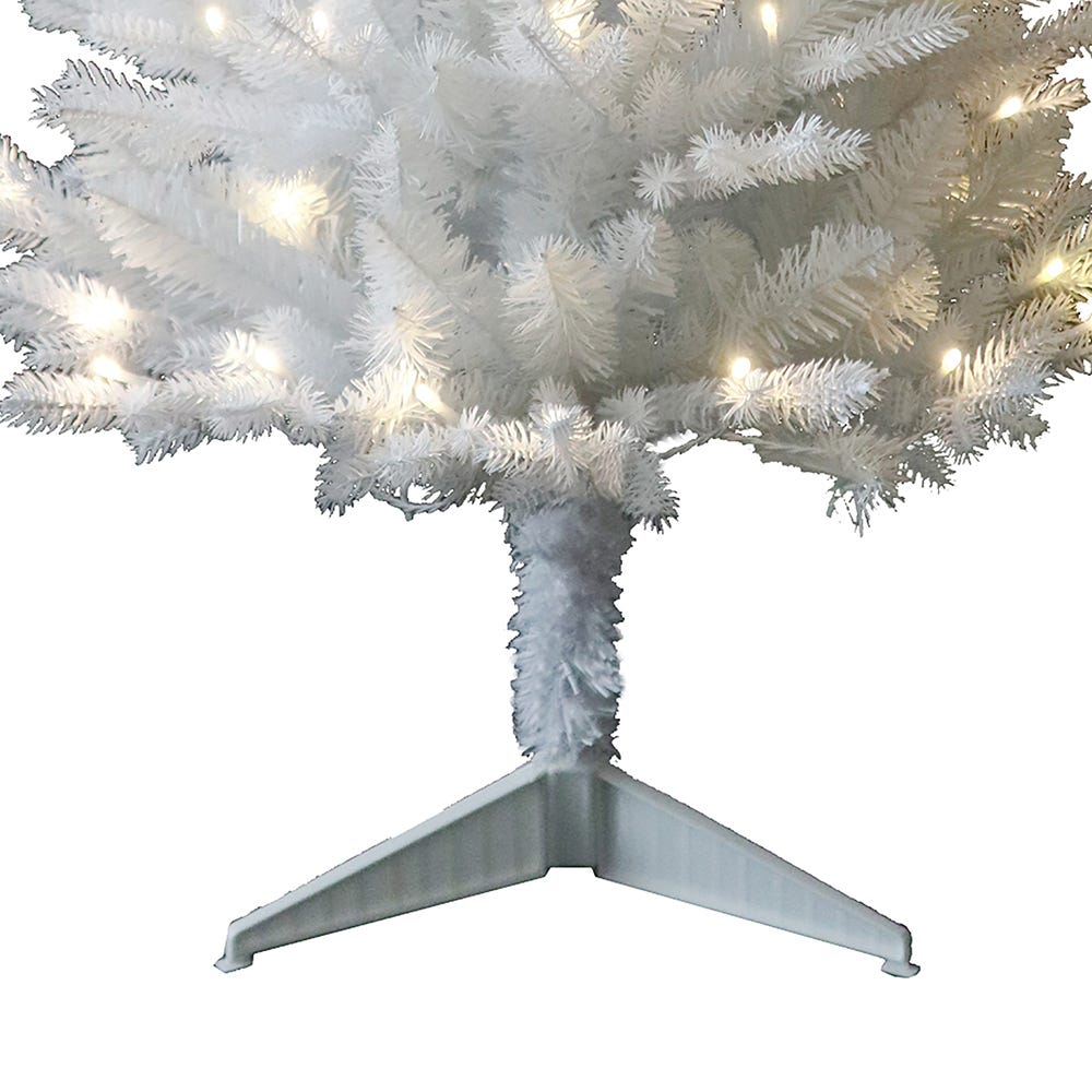 Kurt Adler 3-Foot Pre-Lit Warm White Led Jackson White Pine Tree