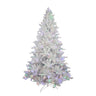 Kurt Adler 7-Foot Pre-Lit Multi-Colored LED Jackson White Pine Tree