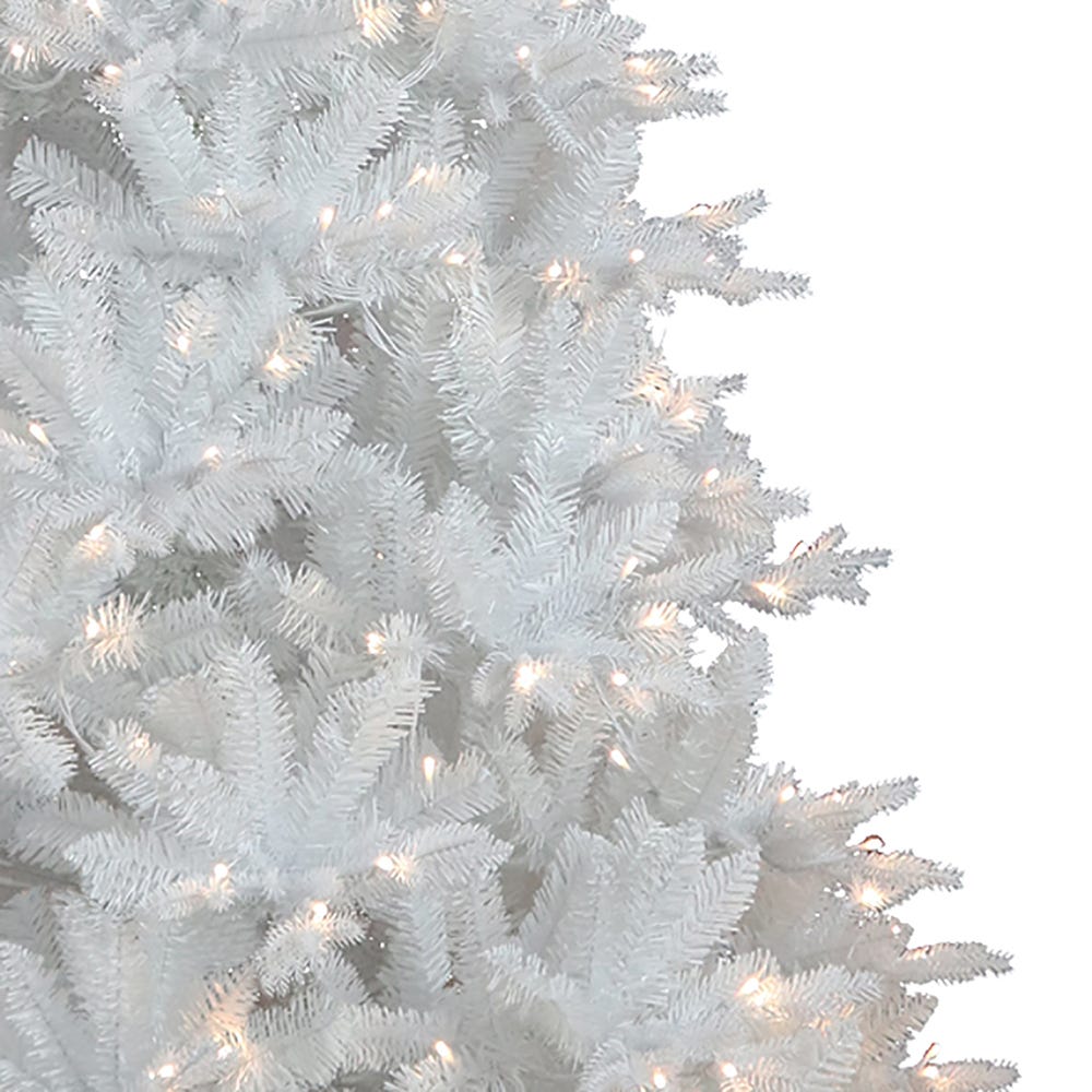 Kurt Adler 9-Foot Pre-Lit Warm White LED Jackson White Pine Tree