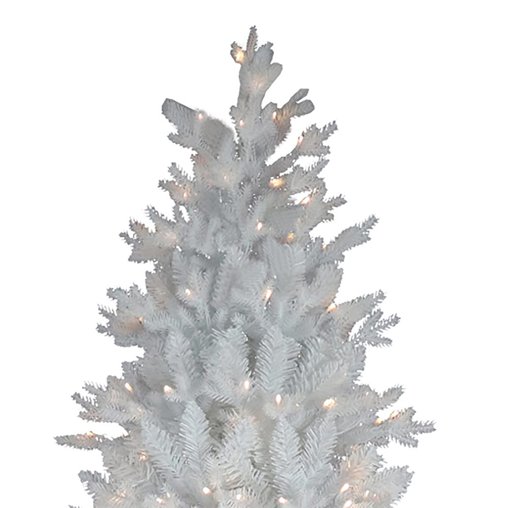 Kurt Adler 9-Foot Pre-Lit Warm White LED Jackson White Pine Tree
