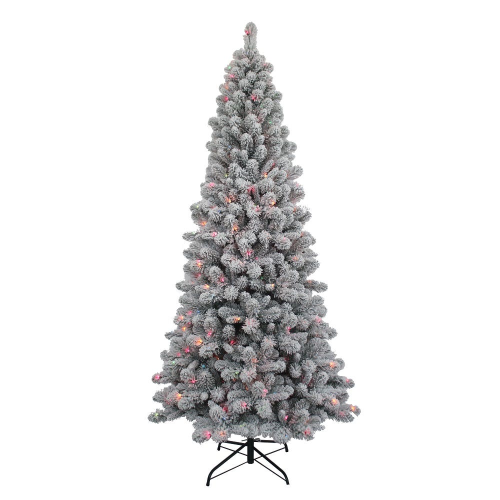 Kurt Adler 7-Foot Pre-Lit Multi-Color New Brunswick Tree