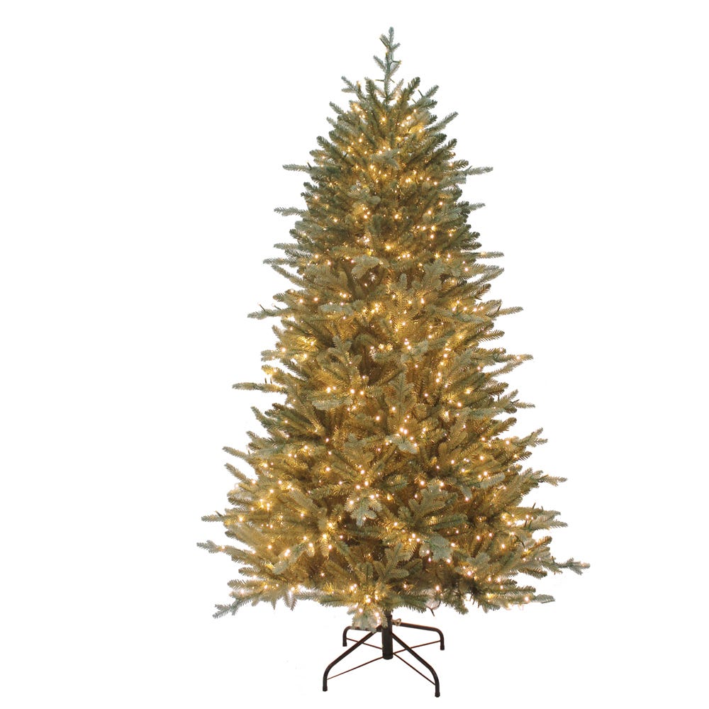 Kurt Adler 6-Foot Pre-Lit LED Blue Spruce Tree