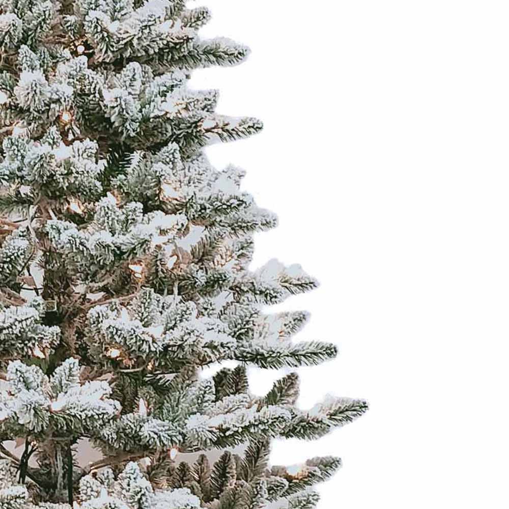 Kurt Adler 9-Foot Pre-Lit Snow Pine Tree