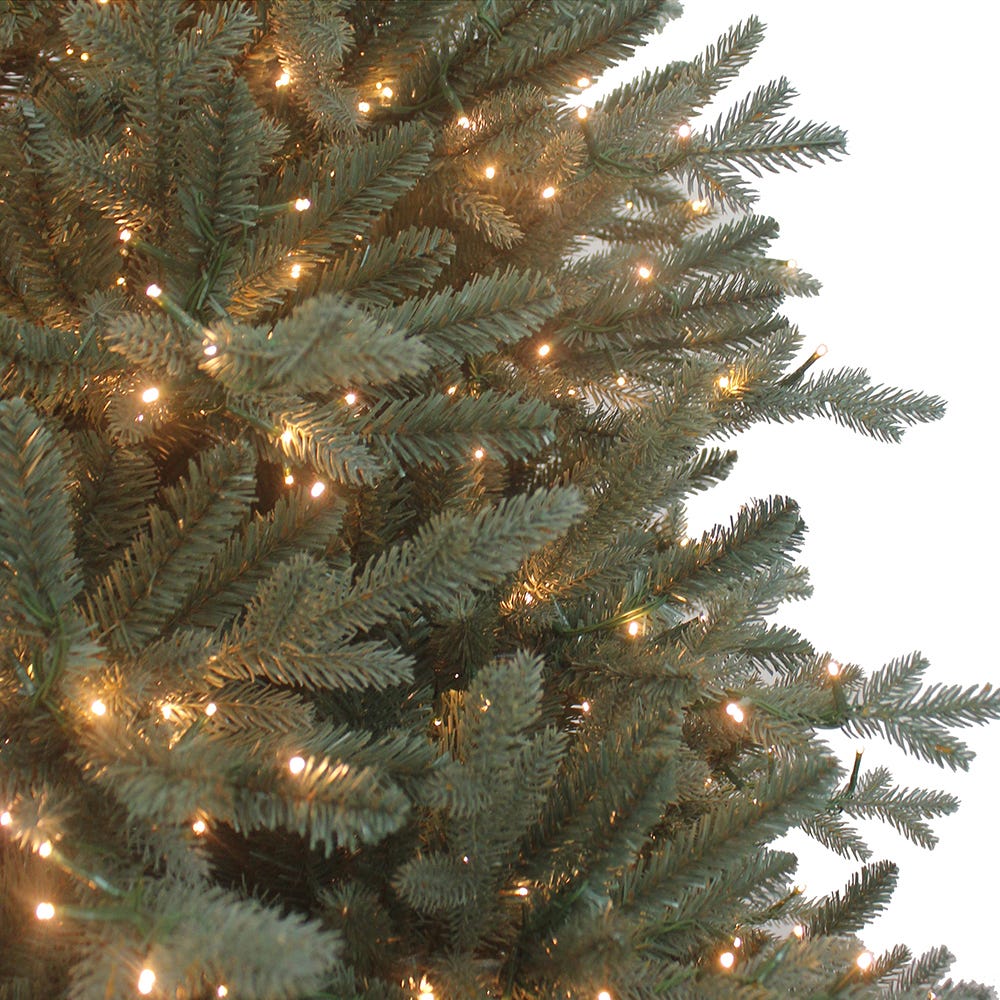 Kurt Adler 9-Foot Pre-Lit Warm White LED Blue Spruce Tree
