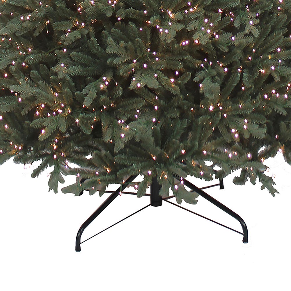 Kurt Adler 9-Foot Pre-Lit Warm White LED Blue Spruce Tree