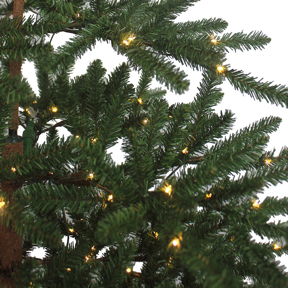 Kurt Adler 7-Foot Pre-Lit Warm White LED Mountain Pine Tree