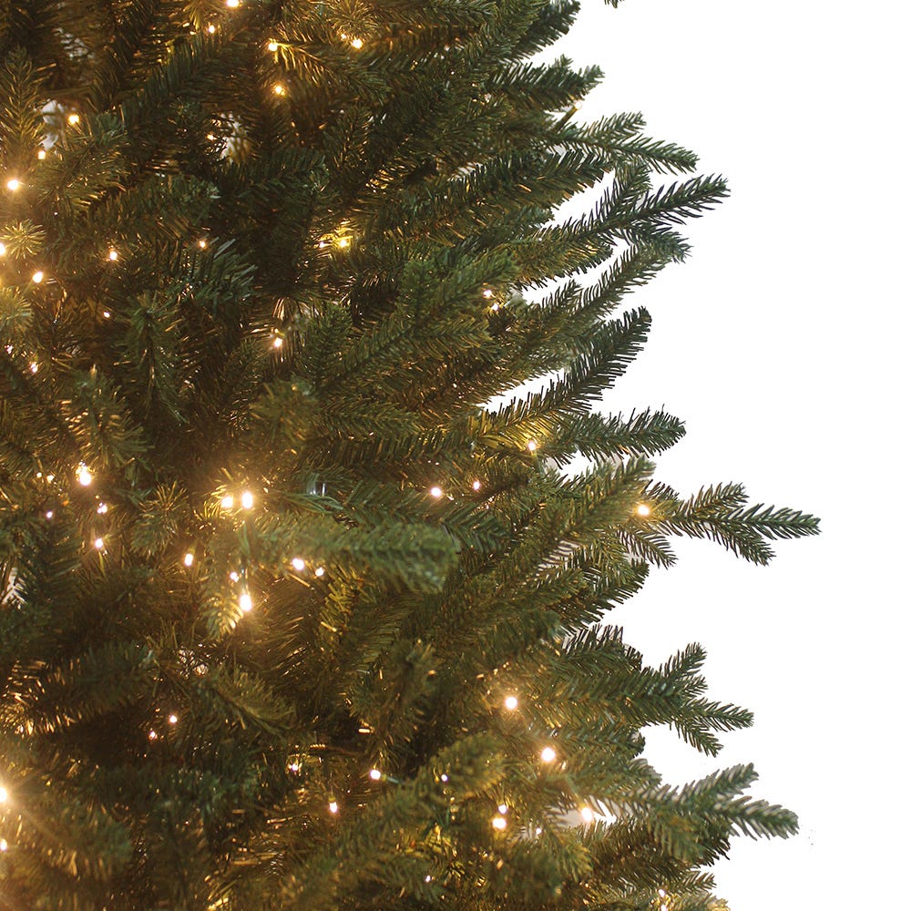 Kurt Adler 7.5-Foot Pre-Lit Warm White LED Noble Fir Tree
