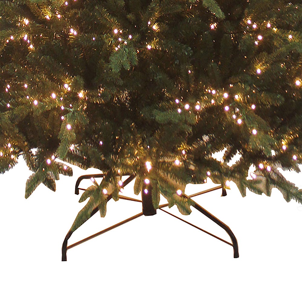 Kurt Adler 7.5-Foot Pre-Lit Warm White LED Noble Fir Tree