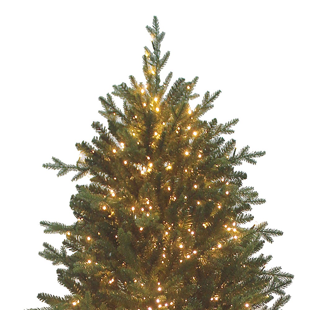 Kurt Adler 7.5-Foot Pre-Lit Warm White LED Noble Fir Tree