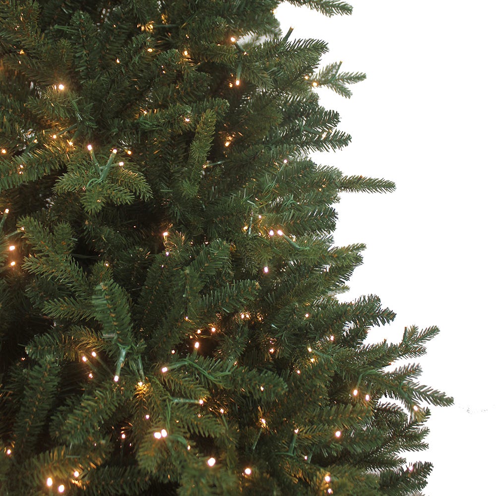 Kurt Adler 9-Foot Pre-Lit Warm White LED Noble Fir Tree