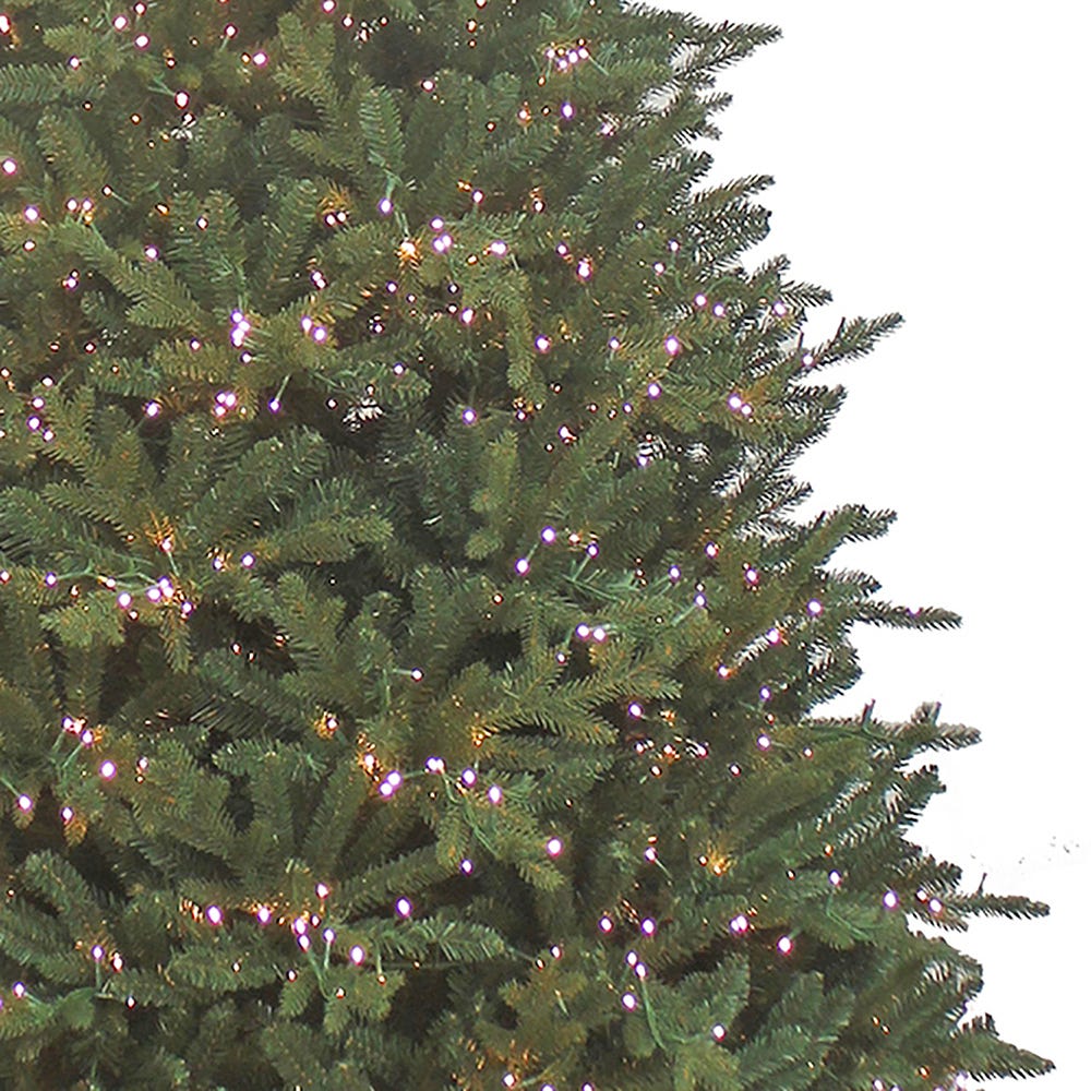 Kurt Adler 9-Foot Pre-Lit Warm White LED Noble Fir Tree