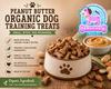 Peanut Butter Organic Dog Training Treats