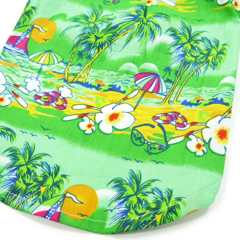DOGO Green Tropical Island Dog Shirt