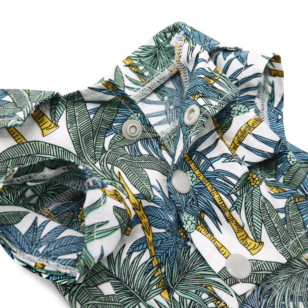 DOGO Tropical Leaf Dog Shirt