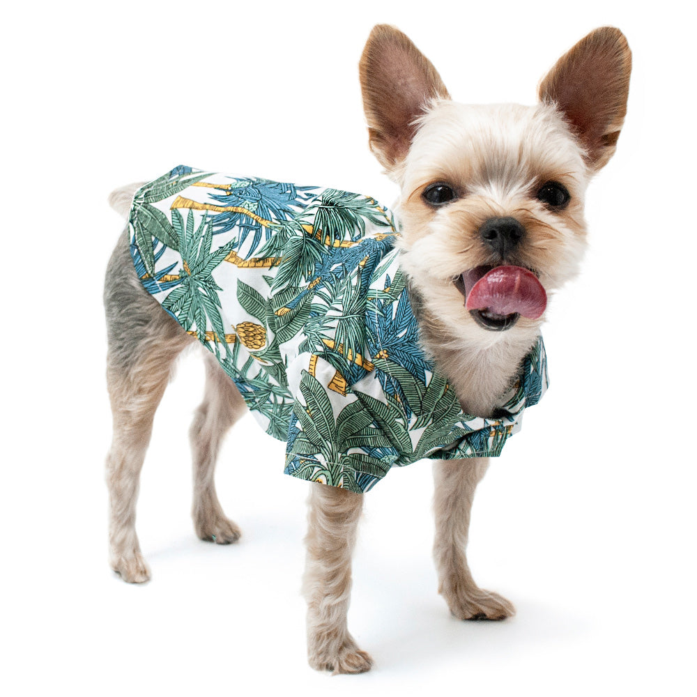 DOGO Tropical Leaf Dog Shirt