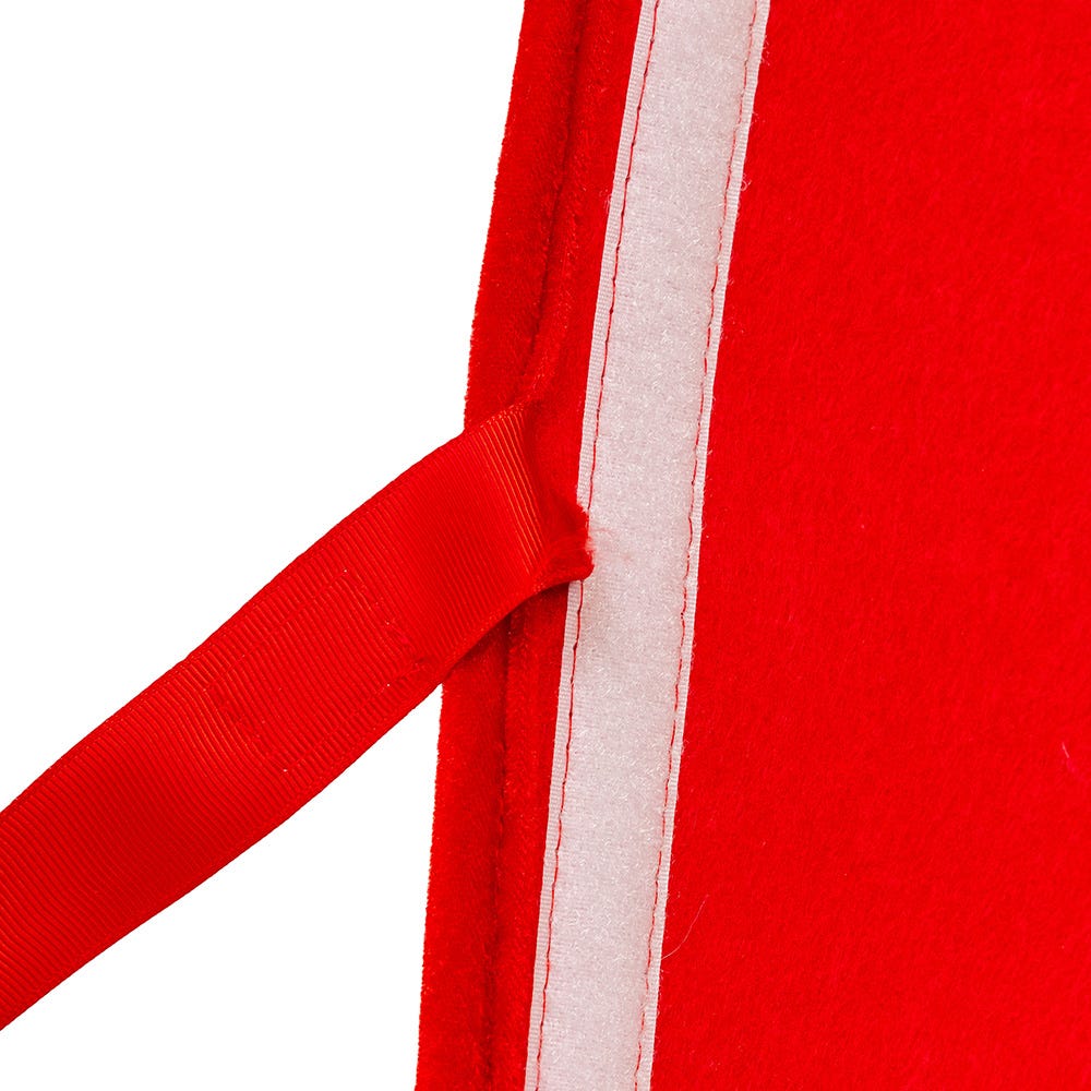 Kurt Adler luxurious 10 x24-Inch Quilted Red Velvet Tree Collar