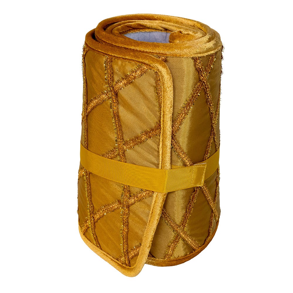 Kurt Adler 24-Inch Gold Satin Tree Collar