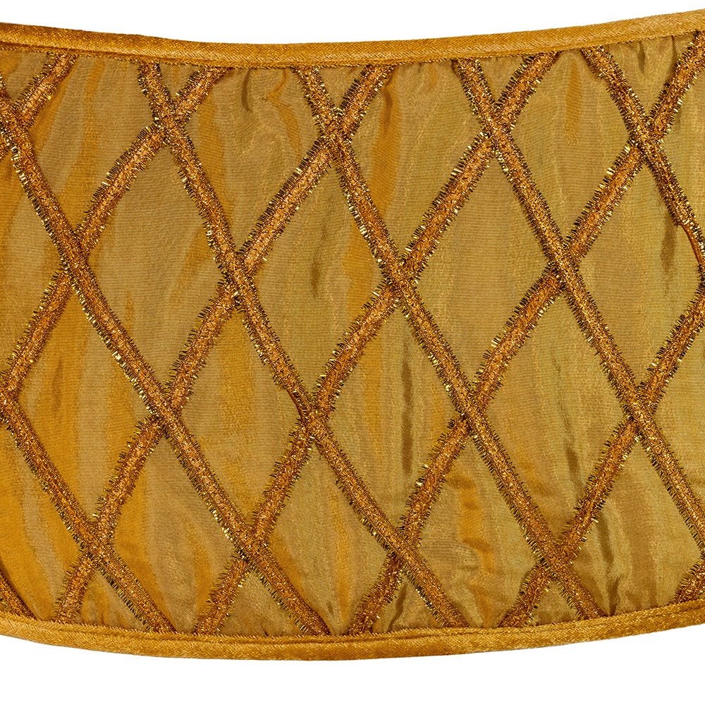 Kurt Adler 24-Inch Gold Satin Tree Collar