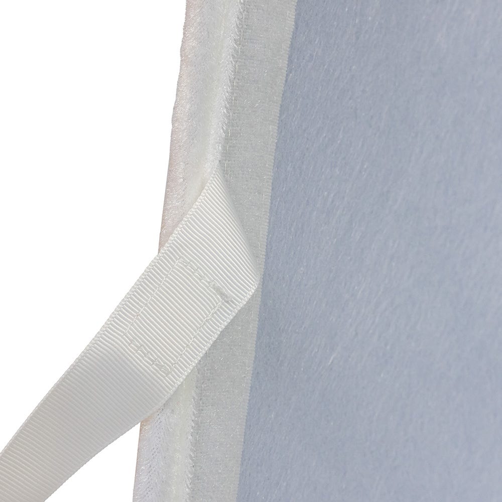 Kurt Adler 10 by 24-Inch White Fur Tree Collar