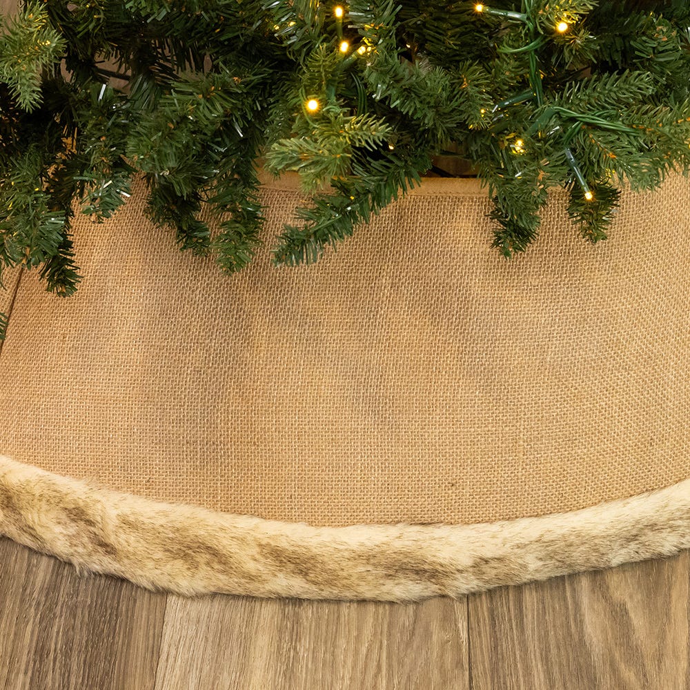 Kurt Adler 10 by 24-Inch Burlap Tree Collar