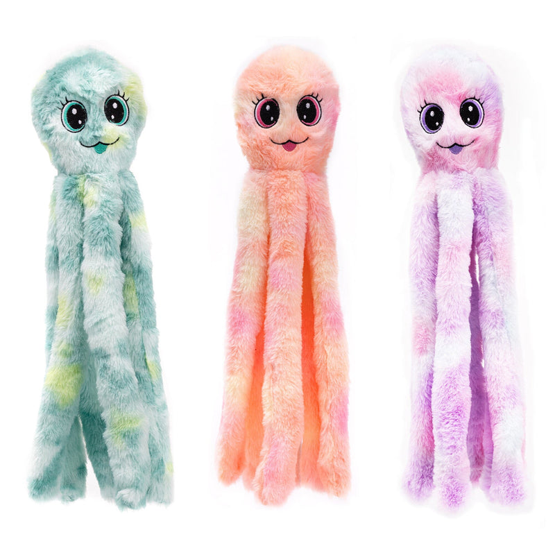 Dogline 19-Inch Octopus Tentacle Tugger Dog Toy