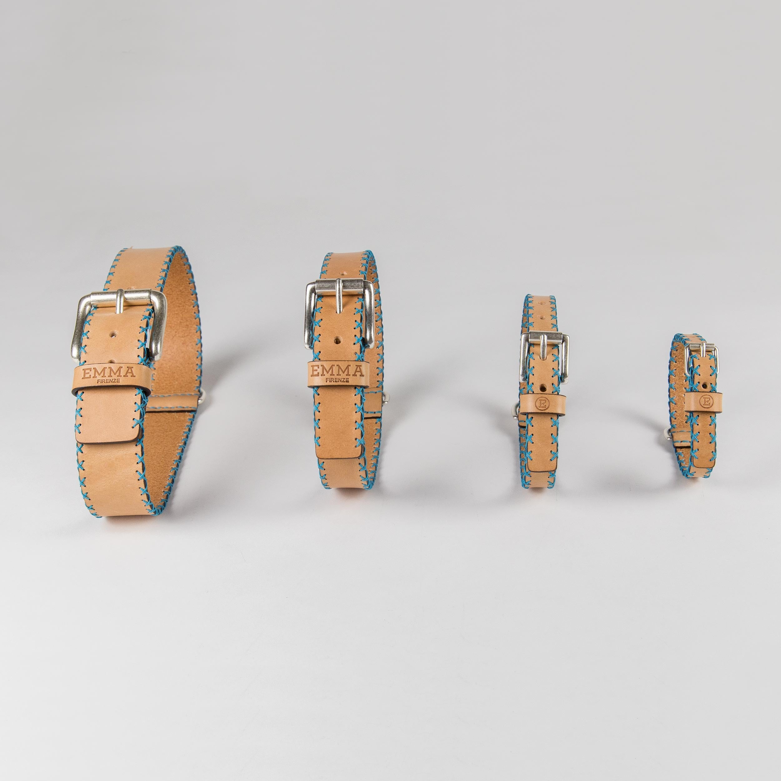 Sky Blue Cross-Collar