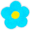 Small 5 Petal Flower (Turquoise) - Patch