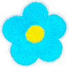 Small 5 Petal Flower (Turquoise) - Patch