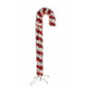 Kurt Adler 6-Foot Pre-Lit Red and White LED Tinsel Candy Cane